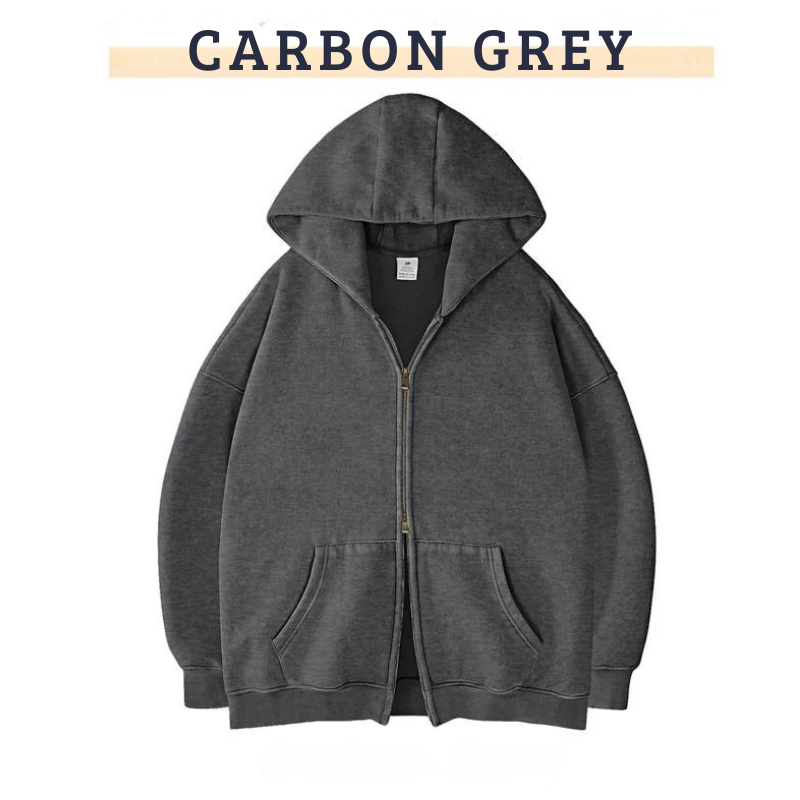 RIXZO™️ Premium Unisex Oversized zip up hoodie