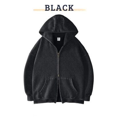 RIXZO™️ Premium Unisex Oversized zip up hoodie