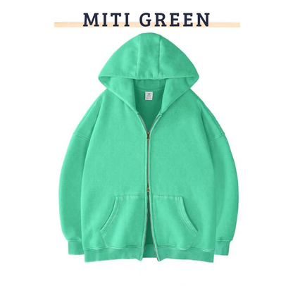 RIXZO™️ Premium Unisex Oversized zip up hoodie