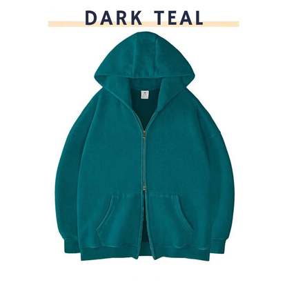 RIXZO™️ Premium Unisex Oversized zip up hoodie